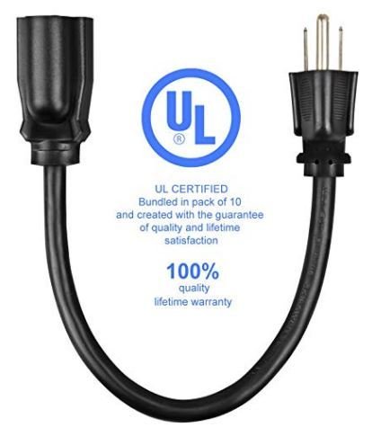 12" Timer Extension Cord (5 Pack) #PWR-12-XF