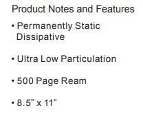 ESD Safe Paper (Ream of 500 sheets) #B8511-XF