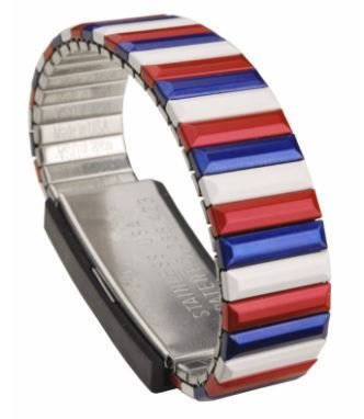 Red White and Blue ESD Wrist Strap and Cord Combo #AMERICA-XF
