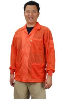 Statshield® Smock, Jacket with Knitted Cuffs, Orange