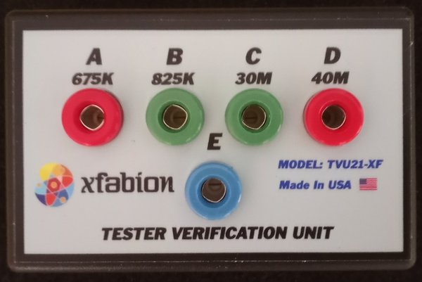 Tester Verification Unit