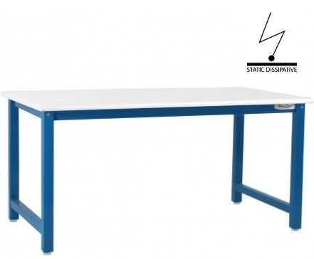 24"X60" Kennedy Series Workbench ESD Static Control Laminate Top and Round Front Edge